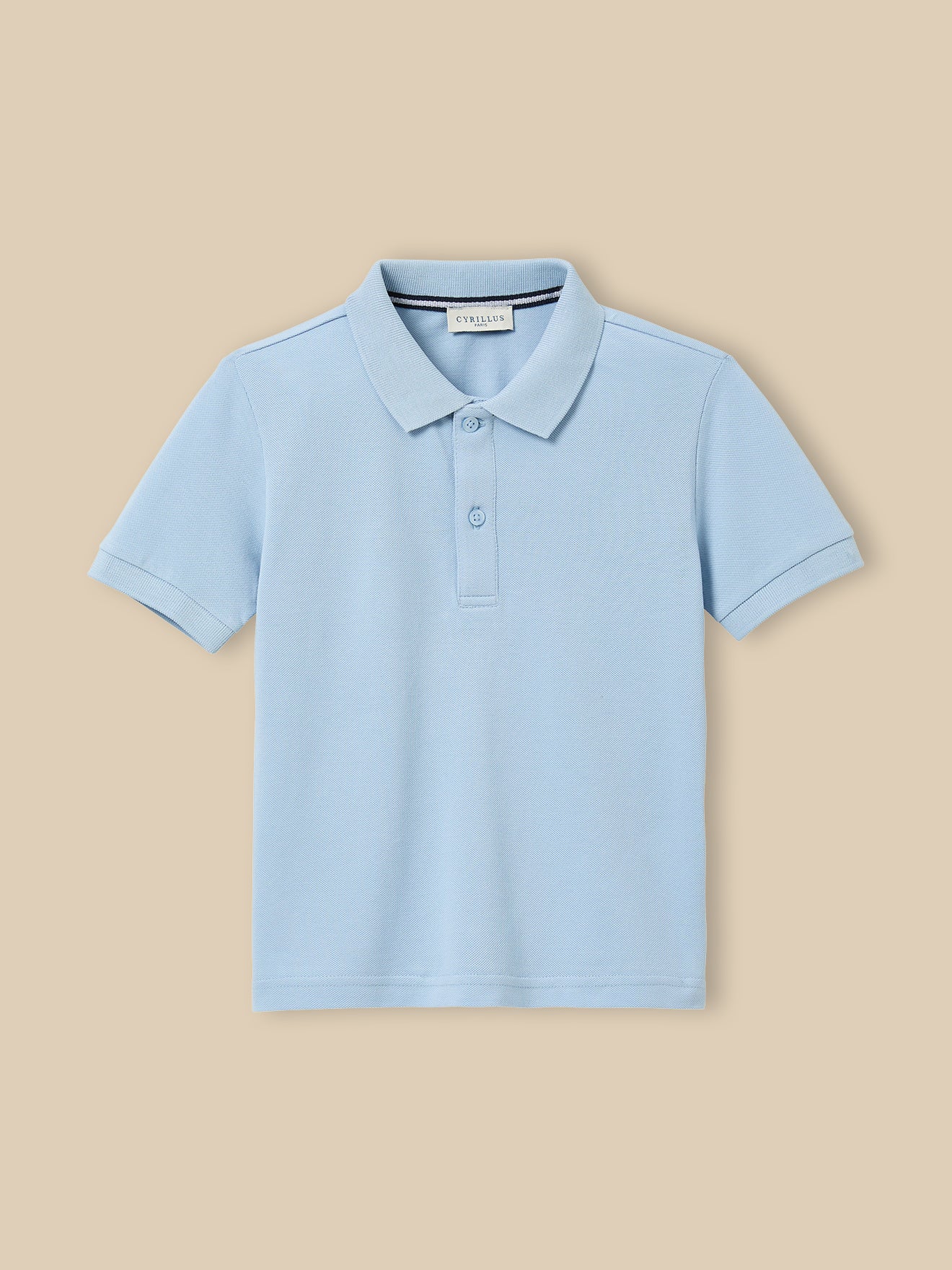 男孩有机棉Polo衫