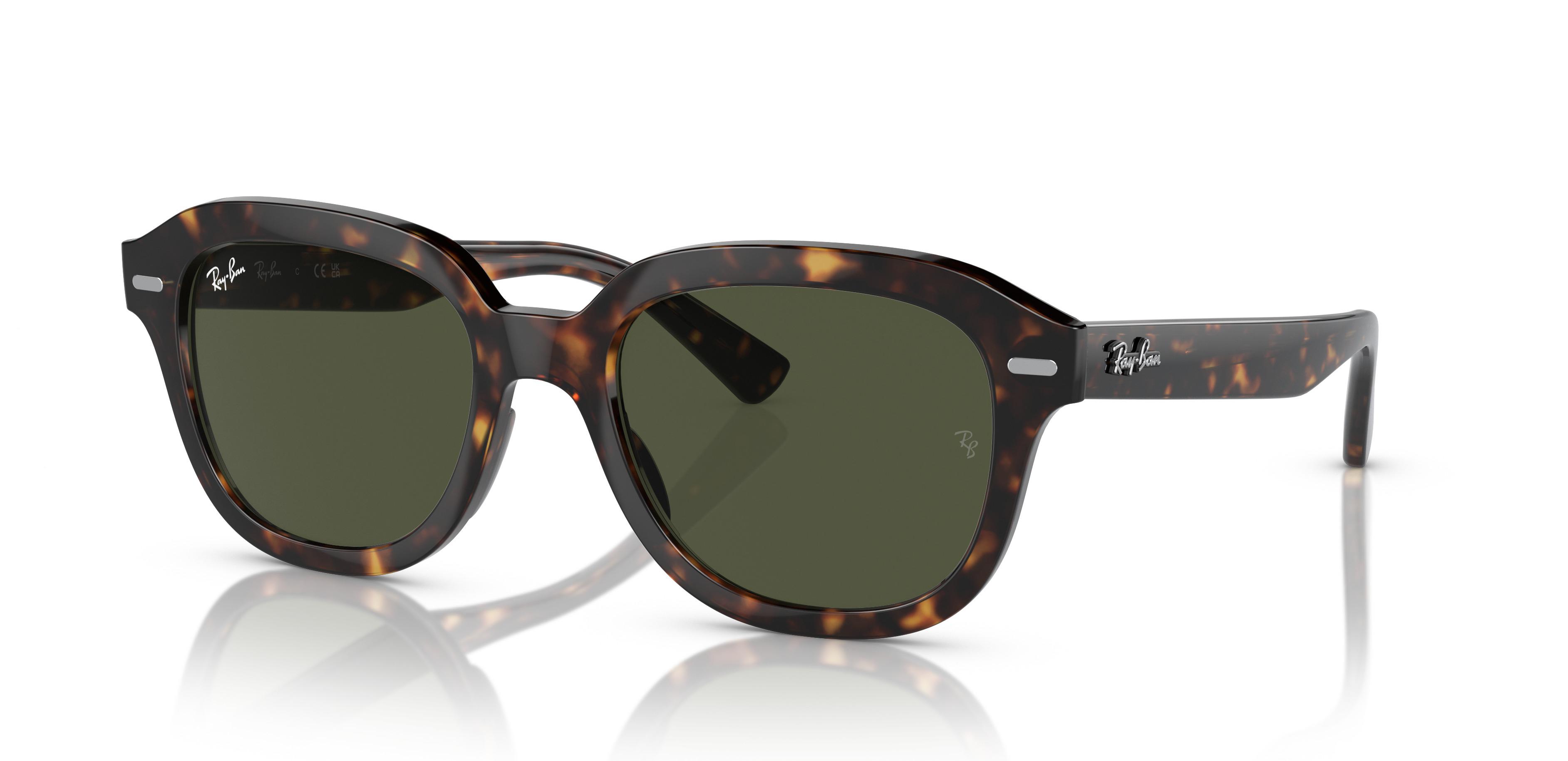 Ray-Ban RB4398 Erik 墨绿色太阳镜 Havana色