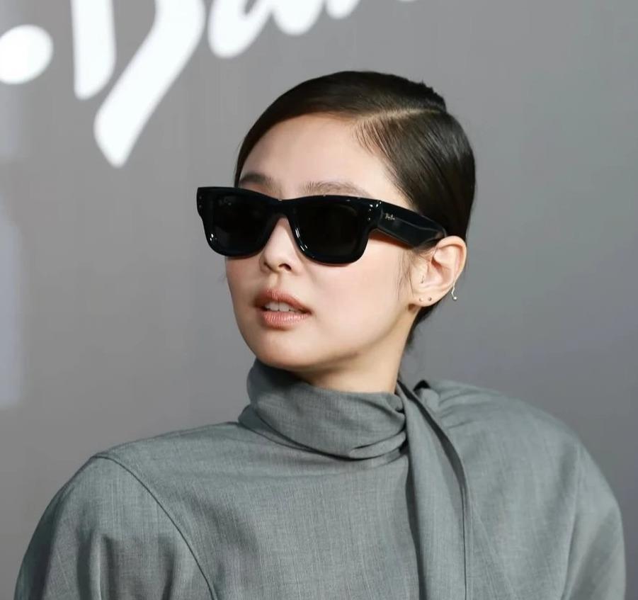 Ray-Ban RB4194 太阳镜 黑色 绿G-15镜片