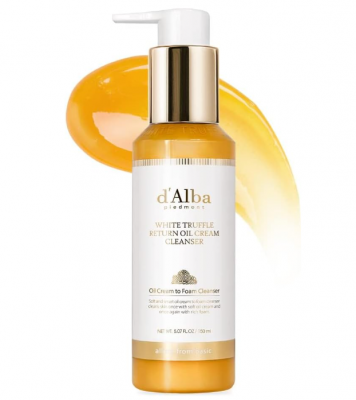 d’Alba白松露返油霜洁面乳150ml 