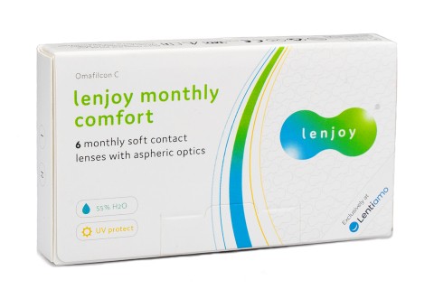 Lenjoy月度舒适（6片隐形眼镜）