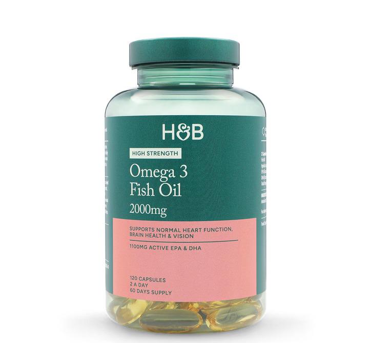 高浓度Omega 3鱼油 2000mg 120粒