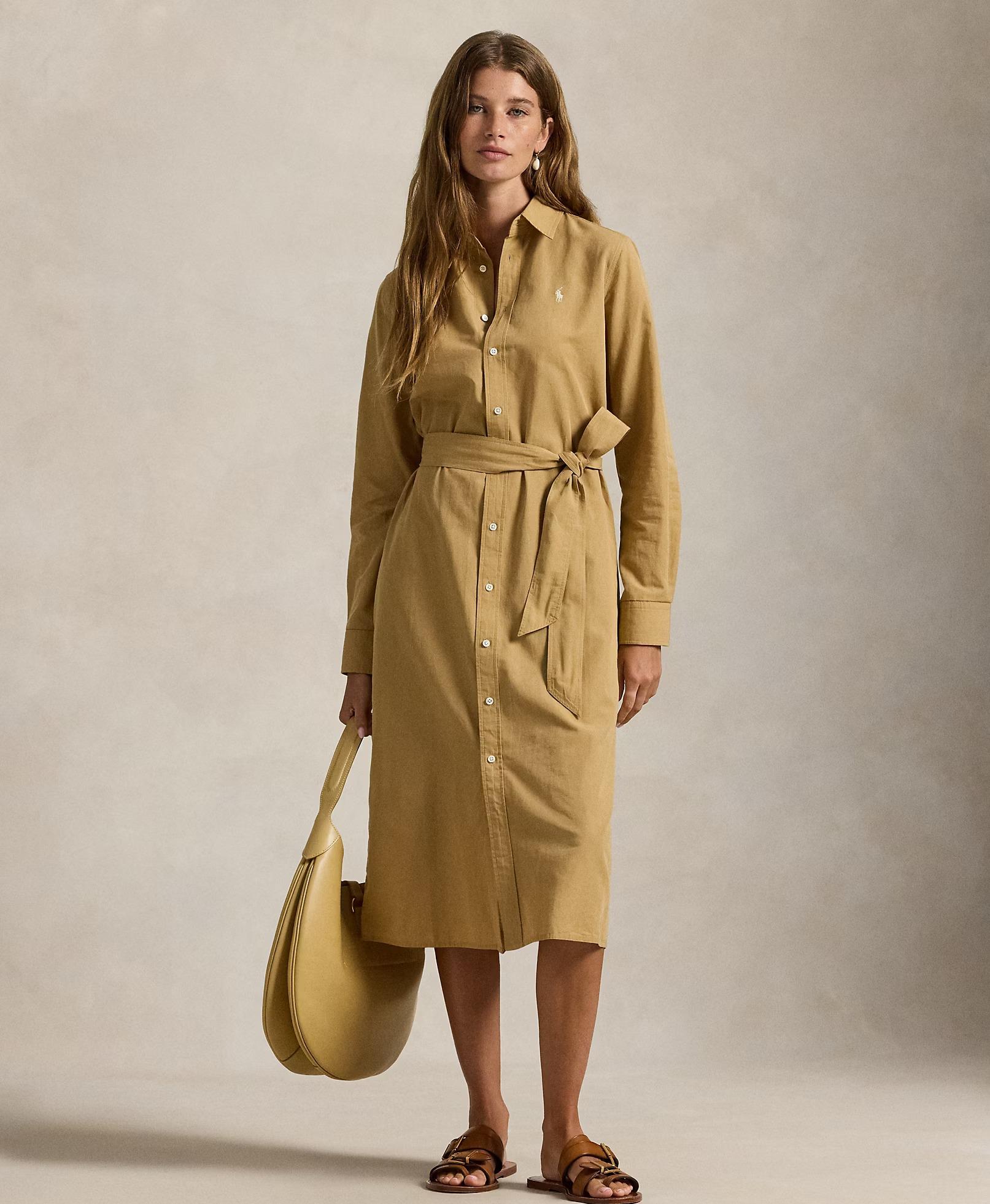 Ralph Lauren 棉麻连衣裙 女士