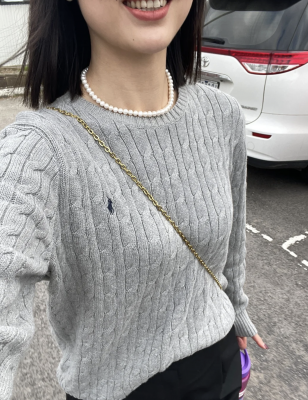 麻花纹毛衣