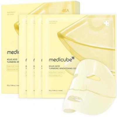 medicube 曲酸姜黄黄金果冻面膜 4片