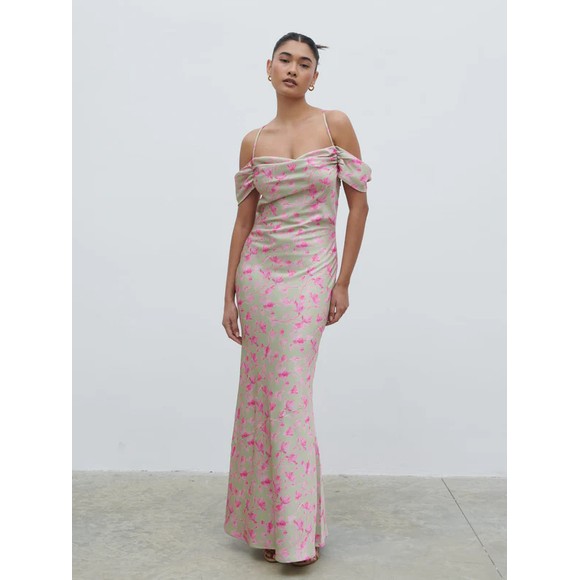 Pretty Lavish Daria Cowl Maxi Dress