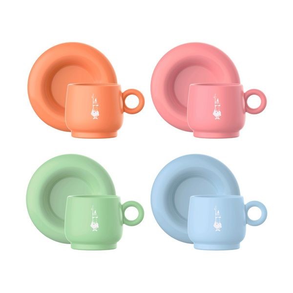 Bialetti 意式浓缩咖啡杯(4杯+碟)