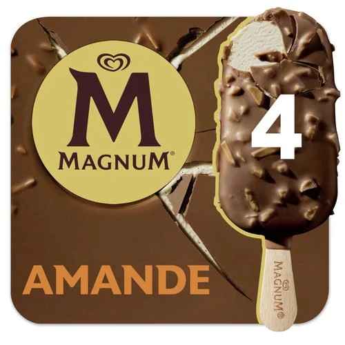 梦龙 Magnum 巴旦木脆皮雪糕 4 支