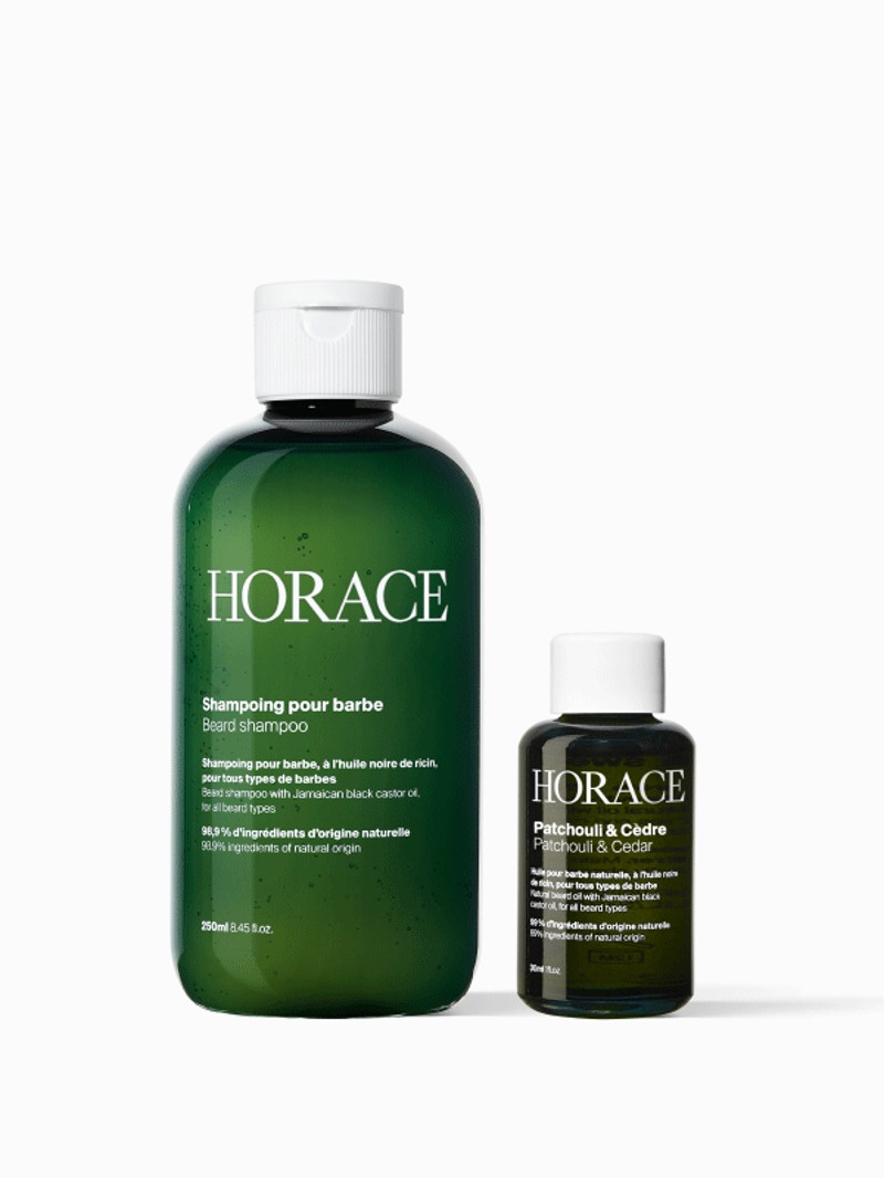 Duo Shampoing + Huile Barbe 胡须洗护组