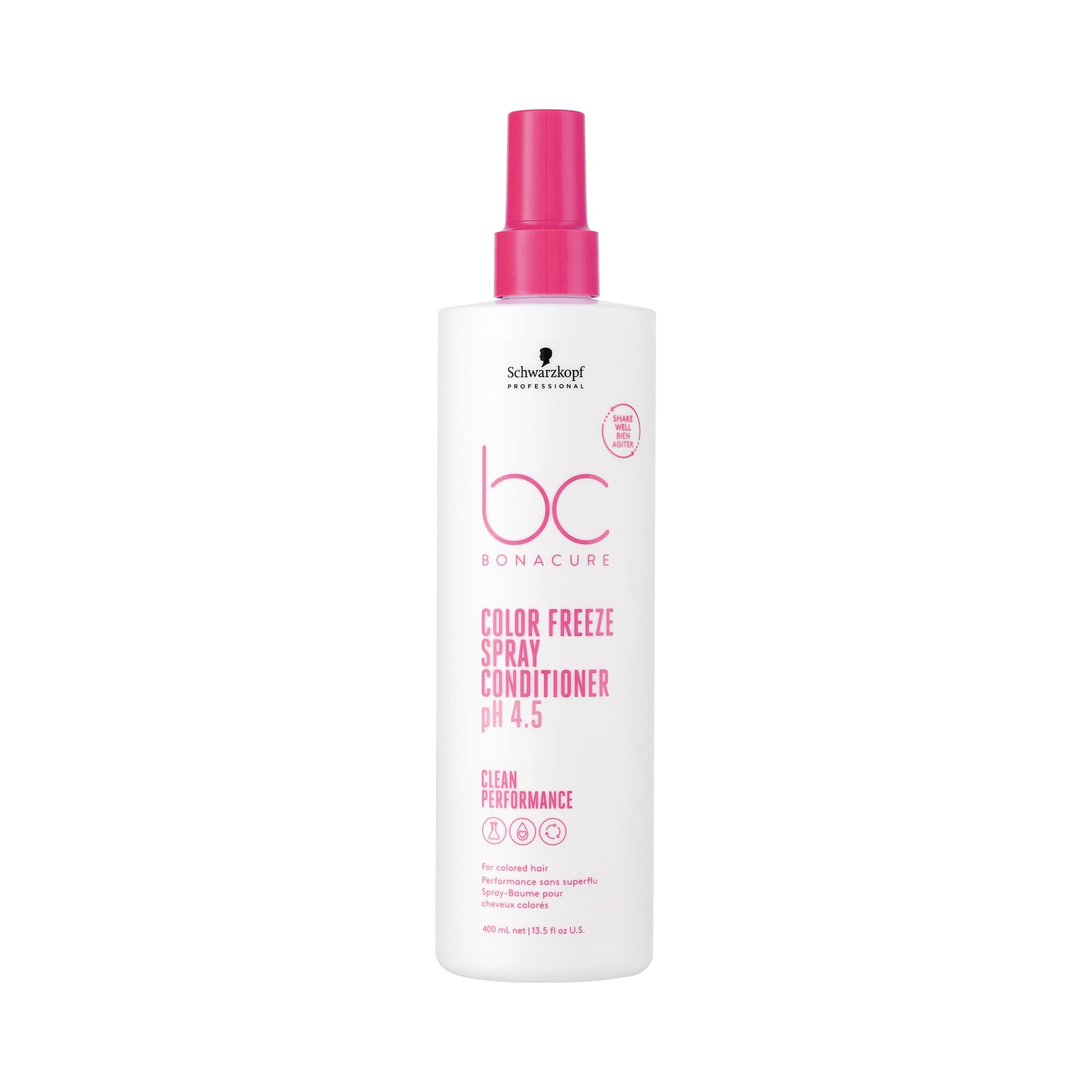 Schwarzkopf BonaCure Clean Performance Color Freeze Spray Conditioner pH 4.5 400ml