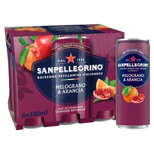San Pellegrino 石榴橙味气泡水(6×33cL)