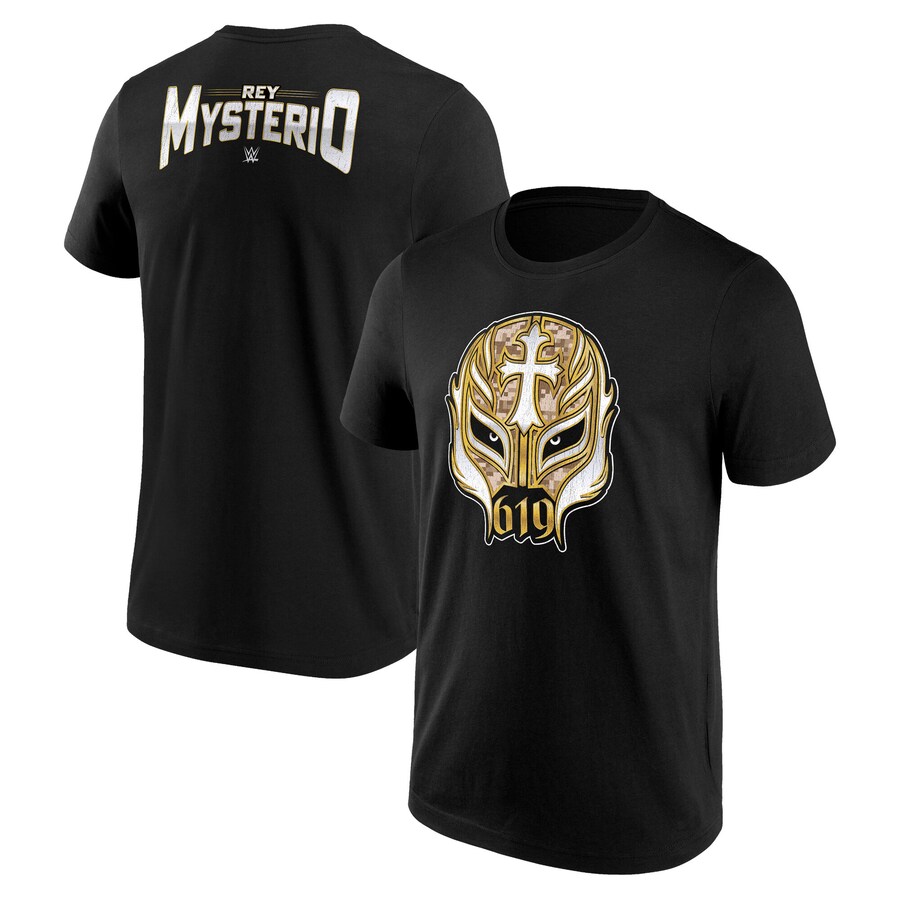 Rey Mysterio Gold 619 Mask T-Shirt