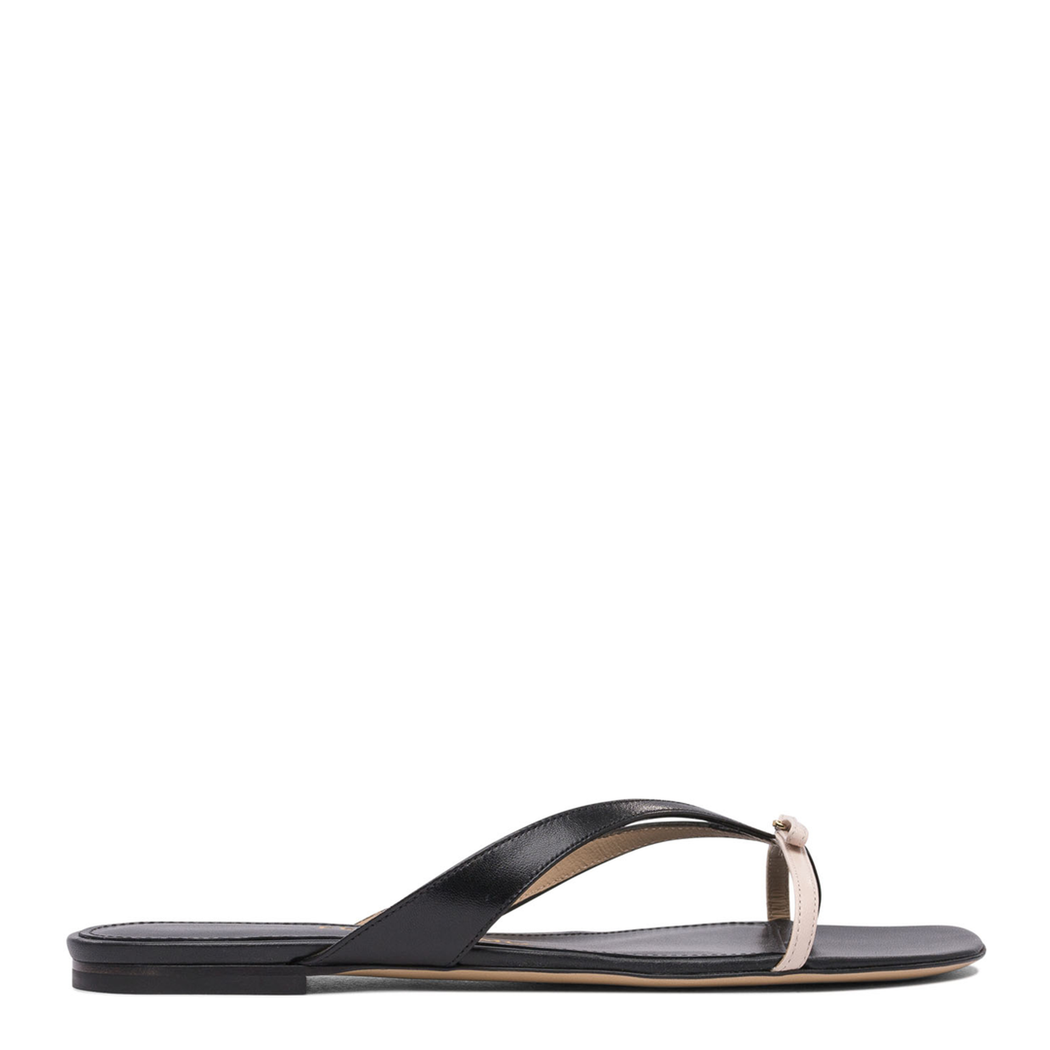Ferragamo 黑色真皮凉鞋