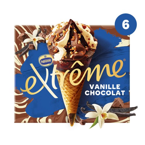 Nestlé Extrême Vanille Chocolat x6