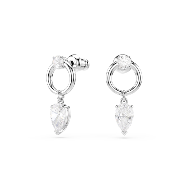 Swarovski Mesmera 梨形水晶耳坠