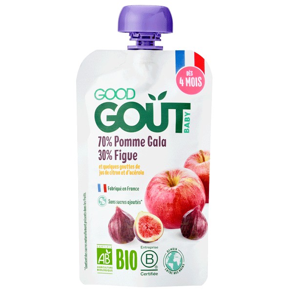 Good Gout 果泥吸吸乐 苹果无花果 90g