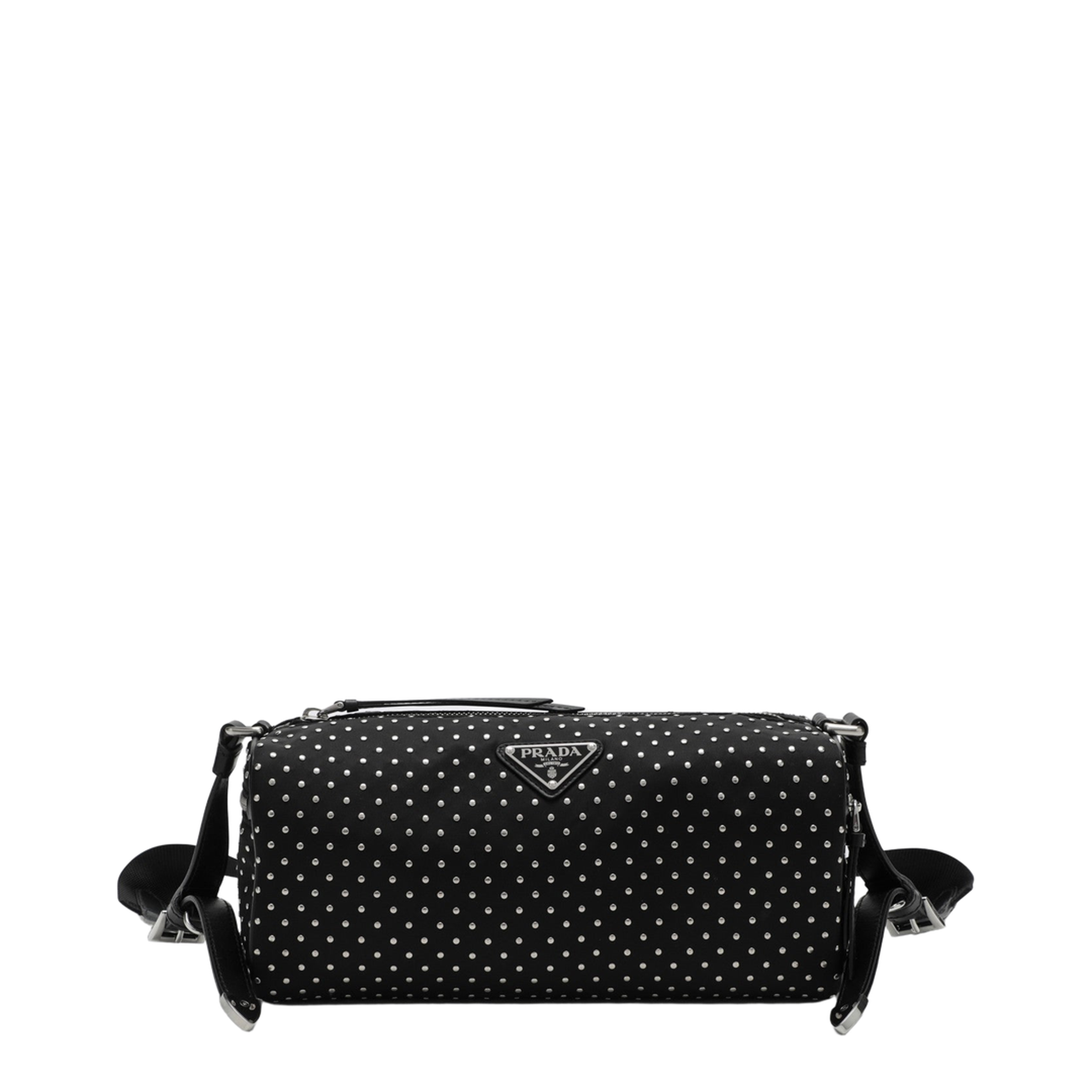 Prada Re-Nylon 缀钉单肩包