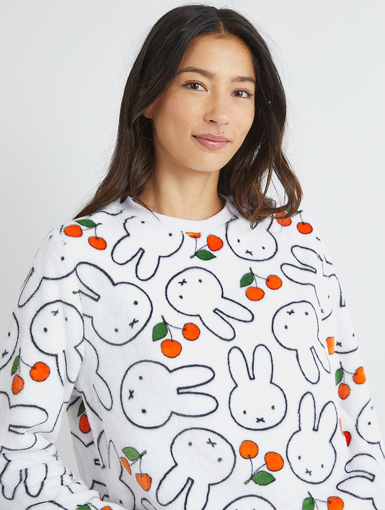Miffy 联名樱桃抓绒睡衣套装