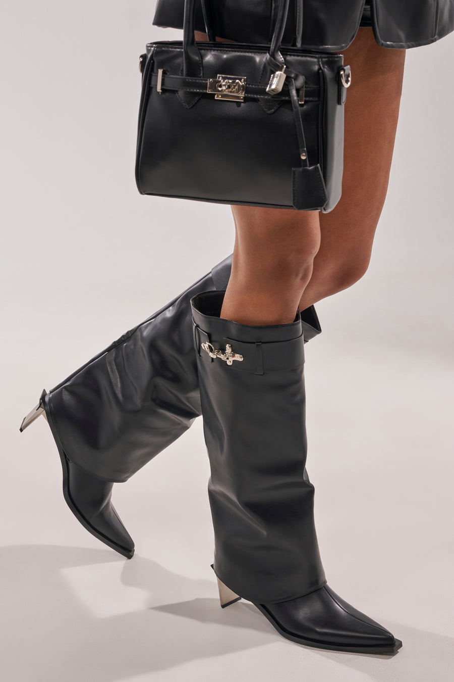 Azalea Wang Chrono Metal Heel Boot