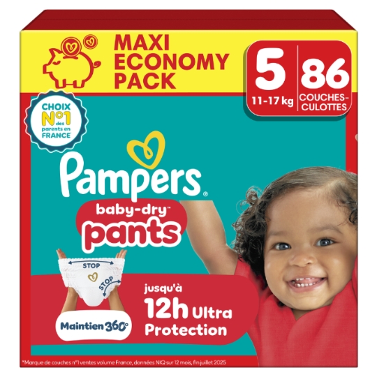 Pampers Baby Dry Pants 5号裤型纸尿裤(86片装)
