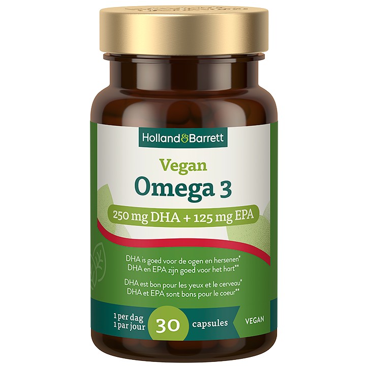 Holland & Barrett 纯素 Omega-3(含DHA&EPA)30粒
