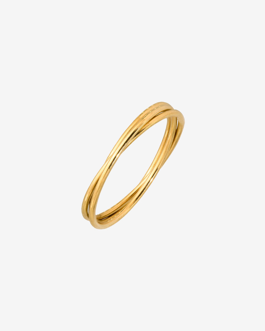 Tiny Trio Ring gold