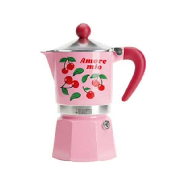 Bialetti Rainbow 摩卡壶(3杯·樱桃红)
