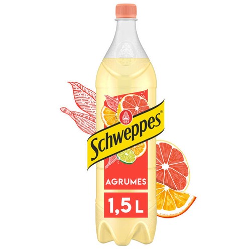 Schweppes 柑橘味汽水 1,5L