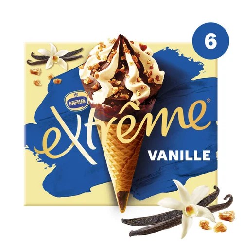 Nestlé Extrême 香草牛轧甜筒 6 支