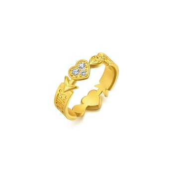 V&A「馆藏浪漫」999.9金心形戒指