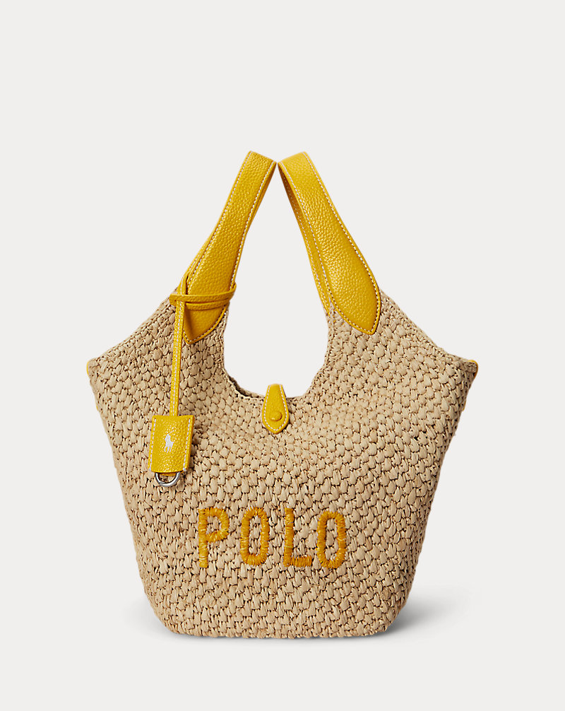 Polo Play编织logo托特包