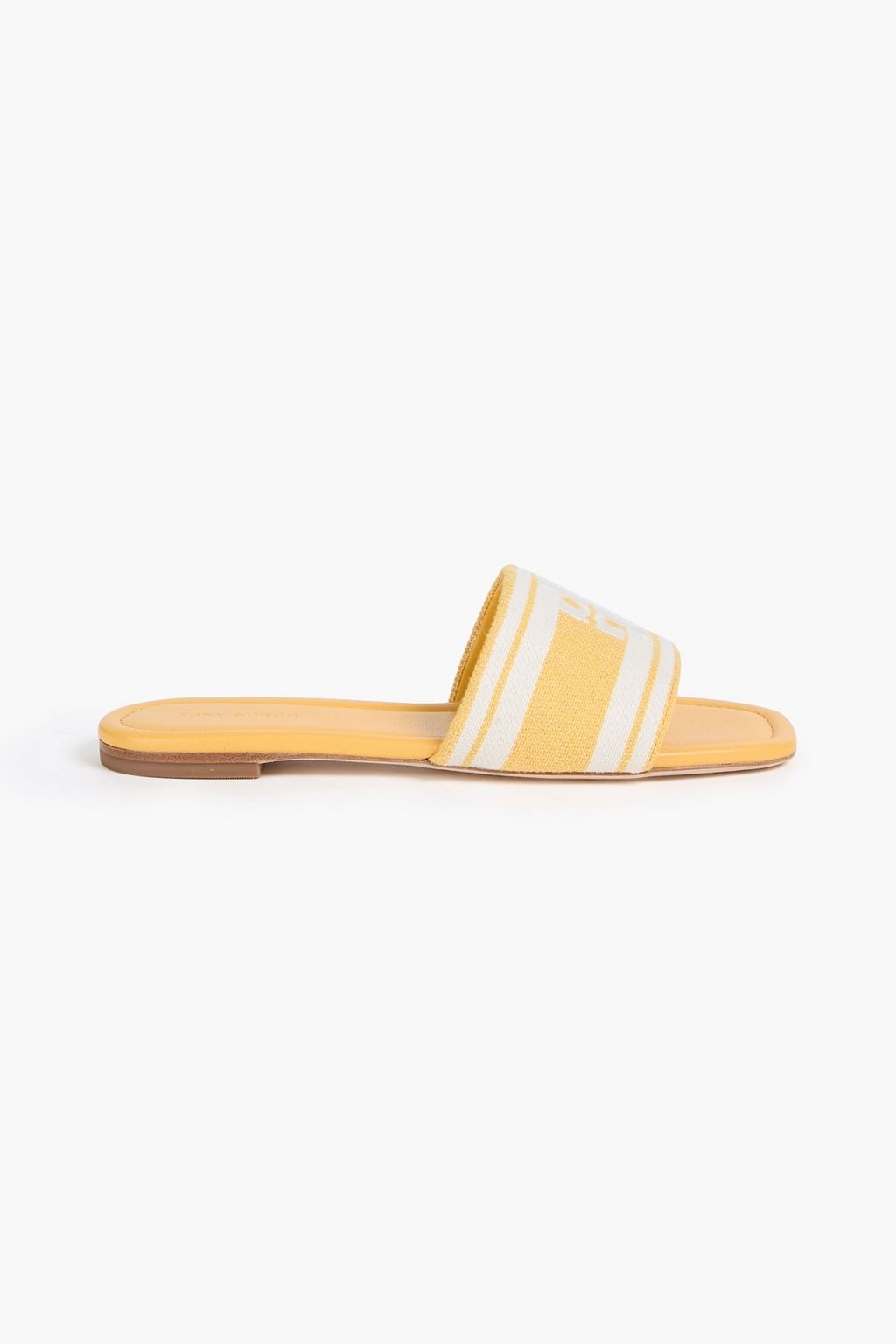 Tory Burch Double T 提花拖鞋