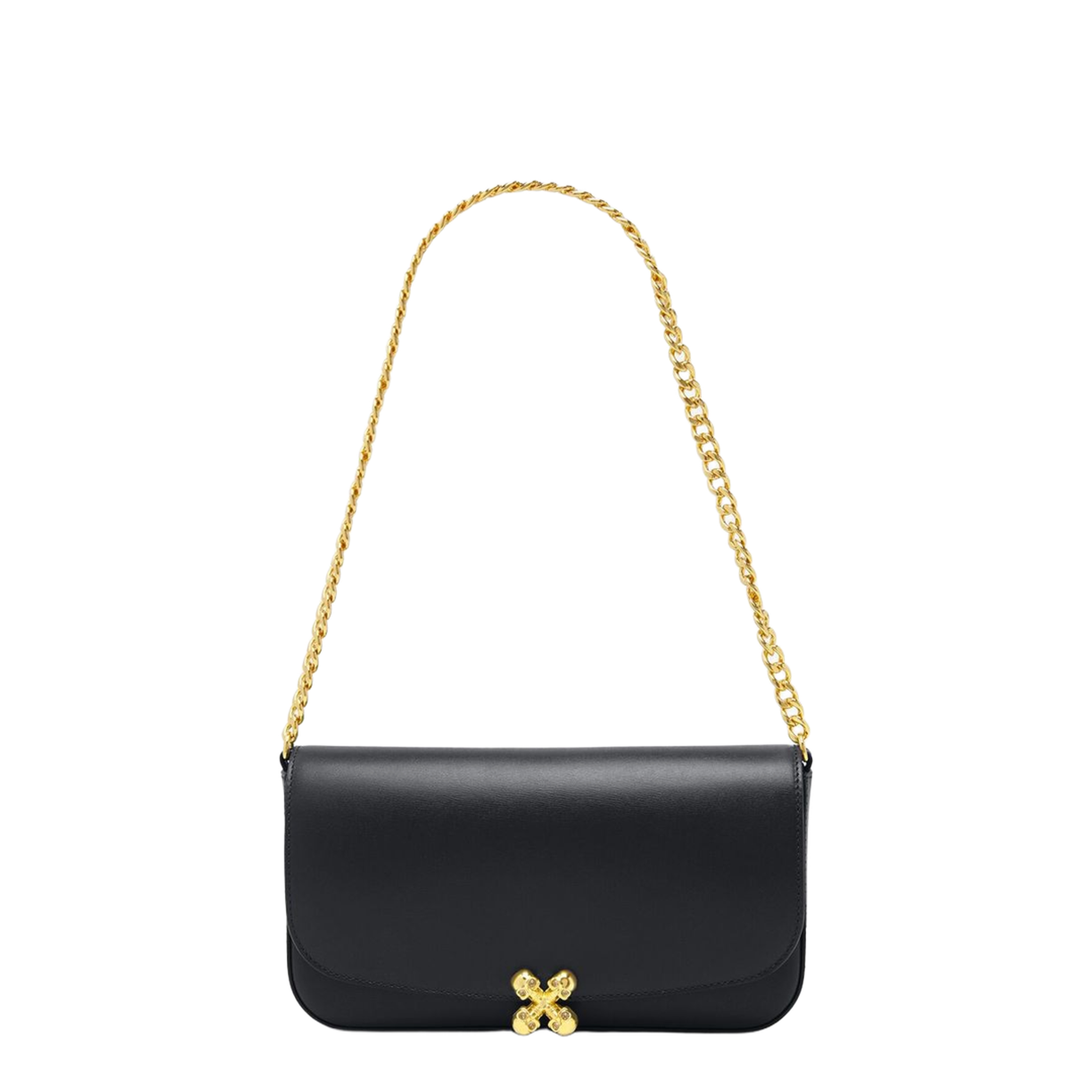 Alexander McQueen 骷髅花朵斜挎包