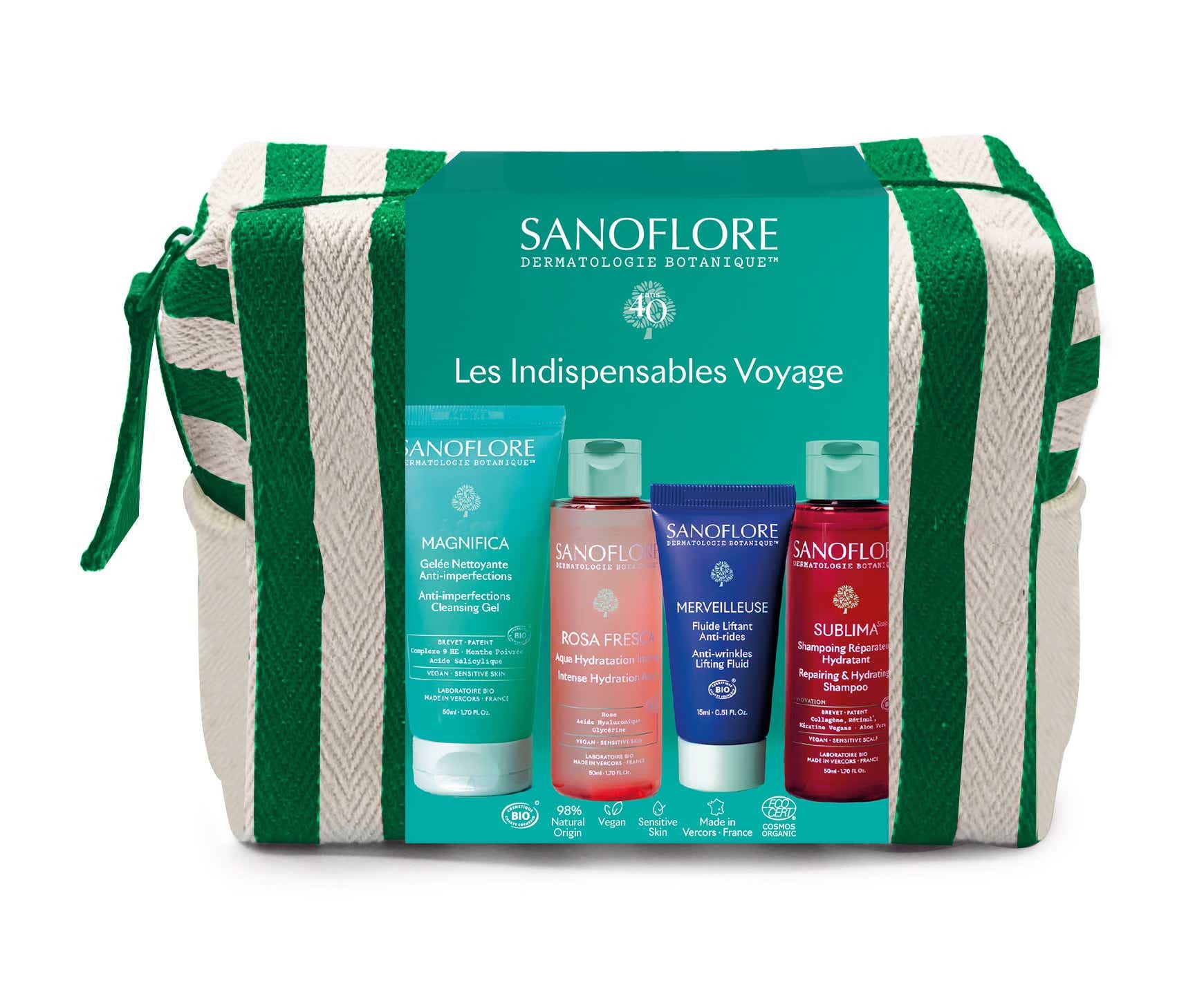 Sanoflore 旅行必备有机4件套