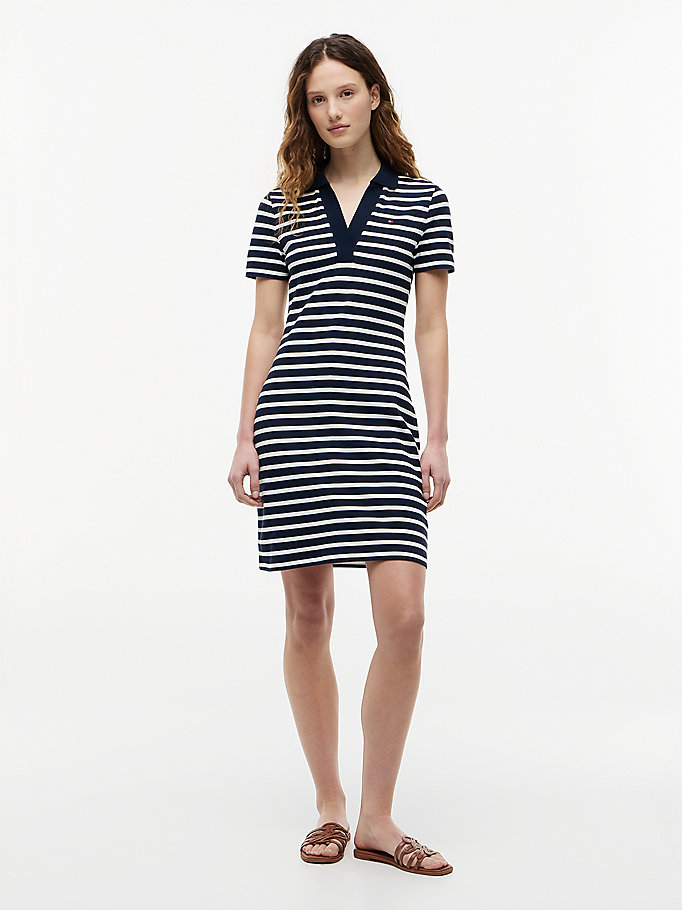 1985 Slim Mini Short Sleeve Polo Dress