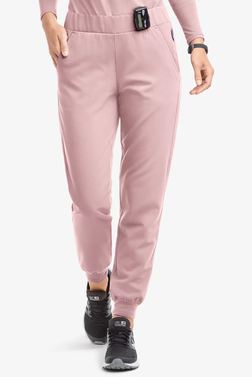 MOVEMENT by Butter-Soft Vega Women's 5-Pocket Flat Front Jogger STRETCH Scrub Pants