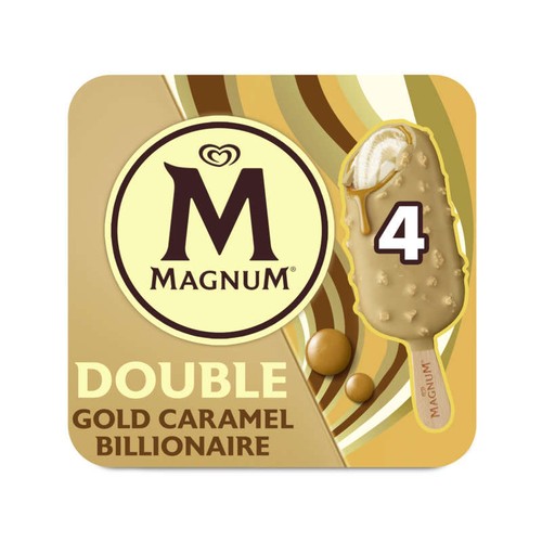 Magnum Double Gold Caramel x4