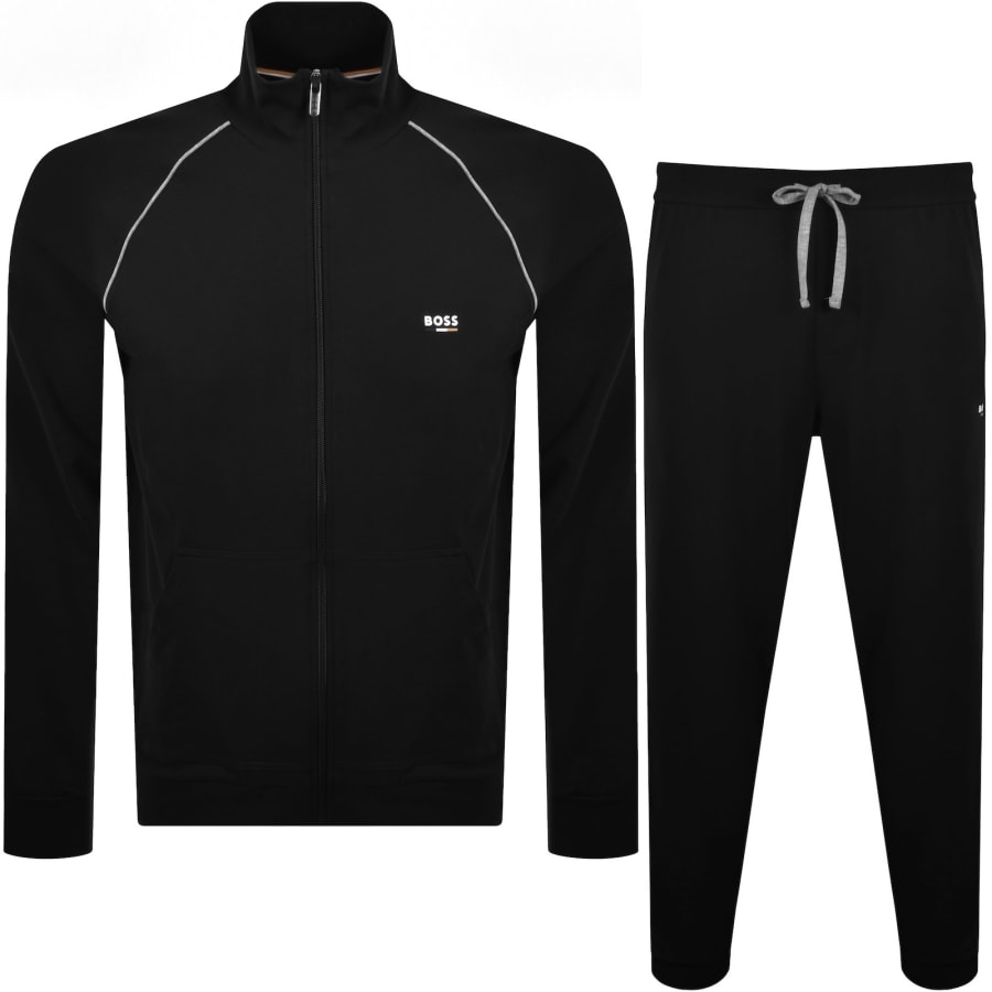BOSS Oliver Full Zip Tracksuit Black