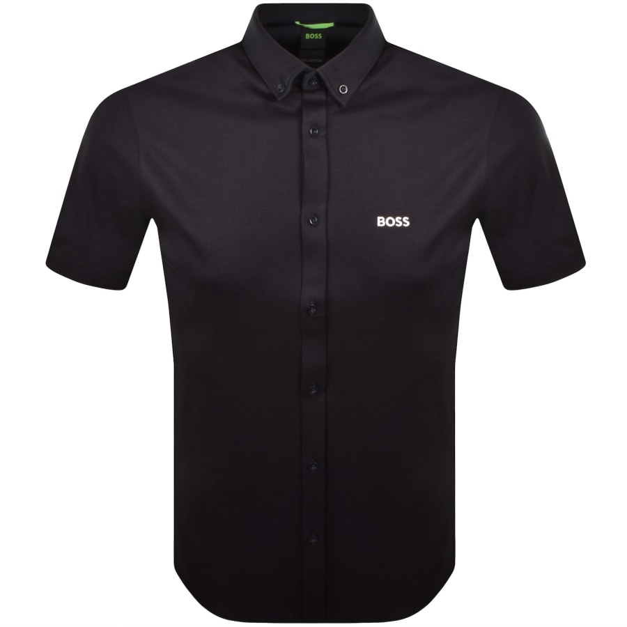 BOSS ST Motion Short Sleeve Shirt Navy