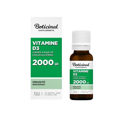 Boticinal Laboratoire 维生素D3滴剂 2000UI 20ml