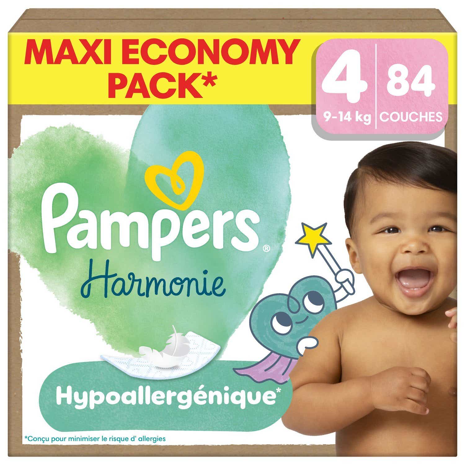 Pampers Harmonie 4号纸尿裤 9–14kg 84片