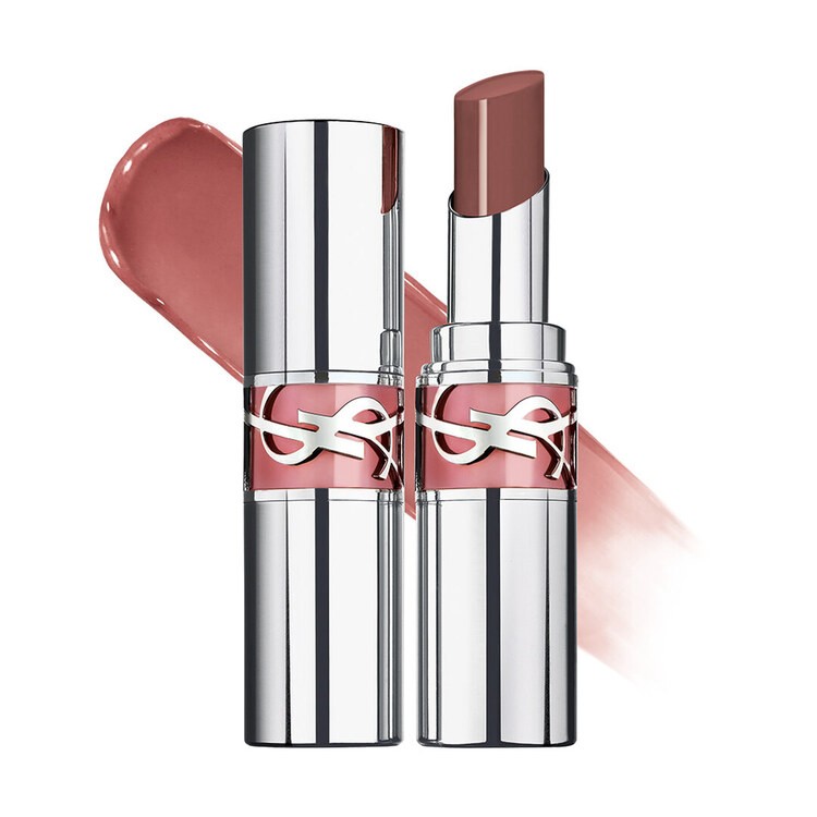 YSL 粉银管 Loveshine 水光唇膏 #205 玫瑰粉棕 NUDE SELF