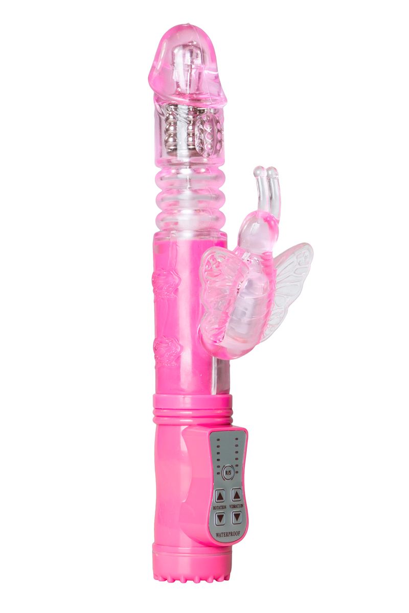 EasyToys 蝴蝶款 Rabbit 震动棒 粉