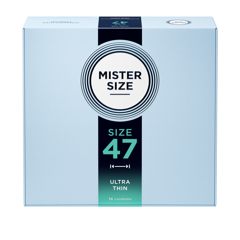 MISTER.SIZE 47mm定制超薄安全套 36只装