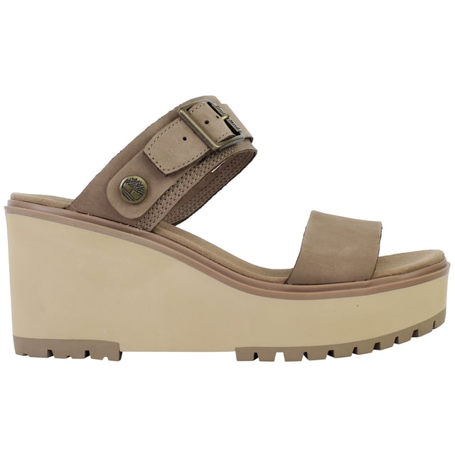 Timberland女款坡跟凉鞋