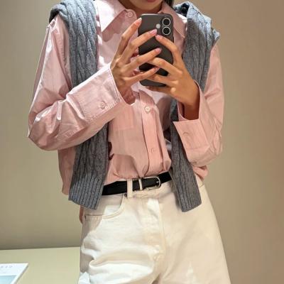 条纹口袋衬衫