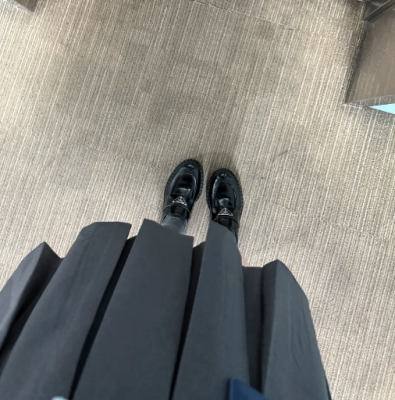 黑色乐福鞋 真皮