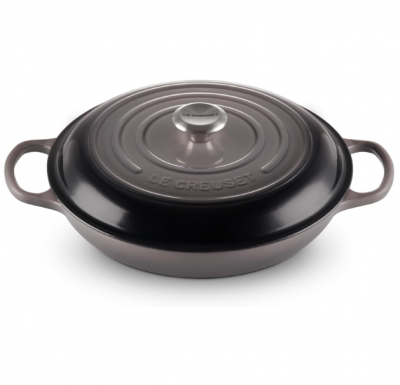  Le Creuset Flint 30cm 浅底珐琅铸铁锅
