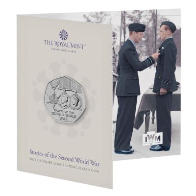 二战纪念币 50p