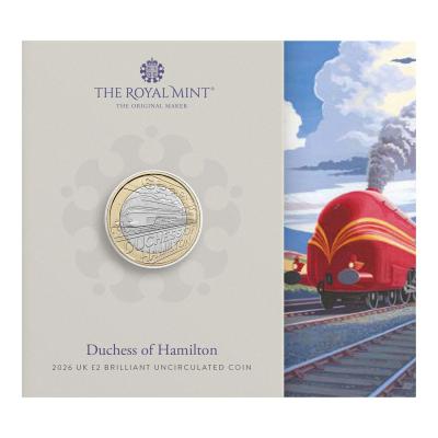 Duchess of Hamilton 2026 2英镑流通纪念币